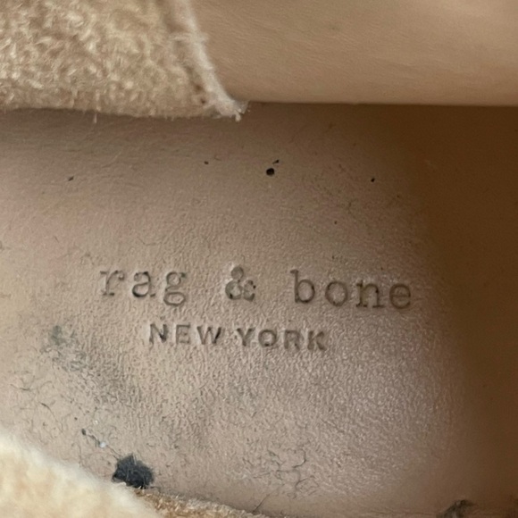 Rag & Bone Geneva Suede Wedge Lace Front Espadrilles Size Women - Picture 9 of 12